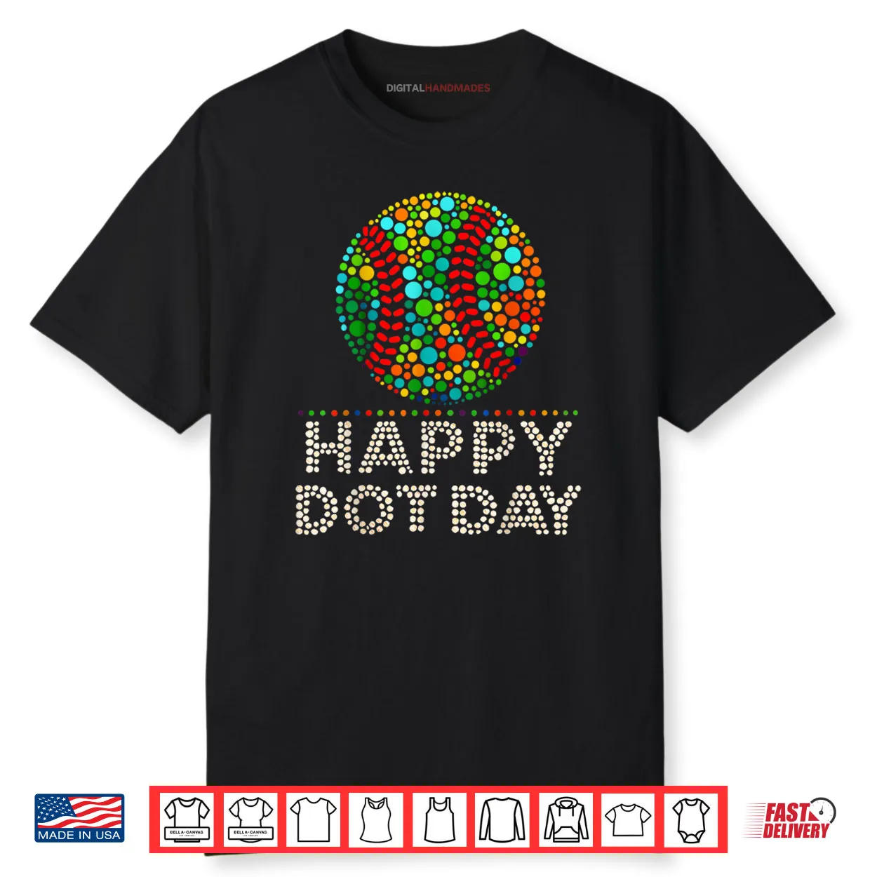 Happy Dot Day Baseball Shirt Happy Dot Day Baseball Shirt