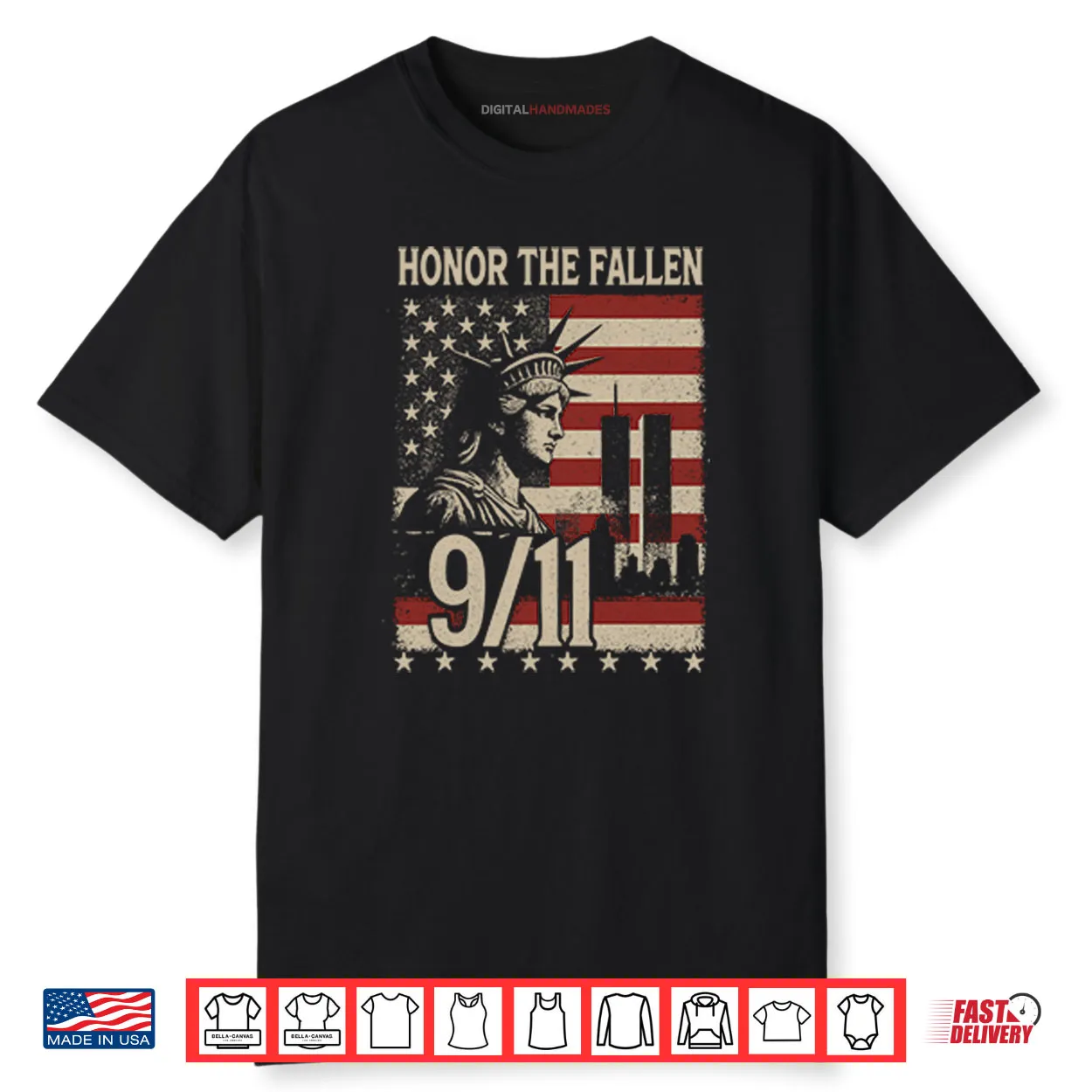 Honor The Fallen September 11 American Flag Shirt Honor The Fallen September 11 American Flag Shirt