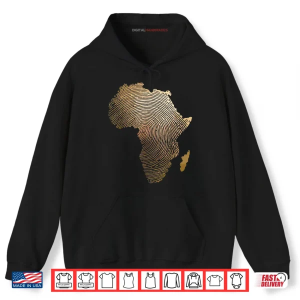 African Roots Art for Men Women Afrocentric African Map Shirt 2 Hoodie African Roots Art for Men Women Afrocentric African Map Shirt