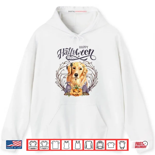 Hoodie Almost as Much as I Love My Golden Retriever Halloween Shirt