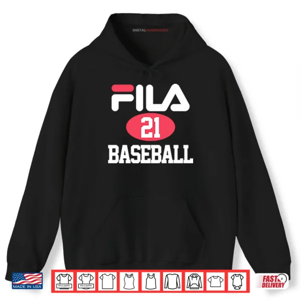 Hoodie Chicago Cubs Sammy Sosa Fila 21 Baseball Shirt