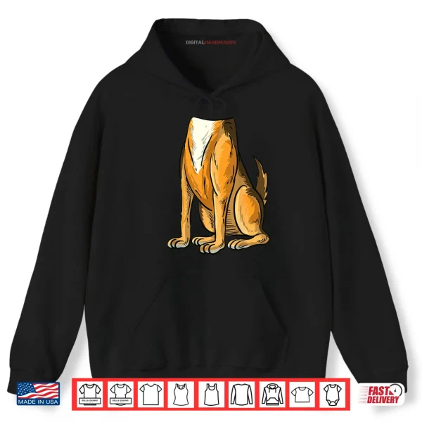 Hoodie Cool German Shepherd Dog Halloween Costume Funny Lazy Gift Shirt