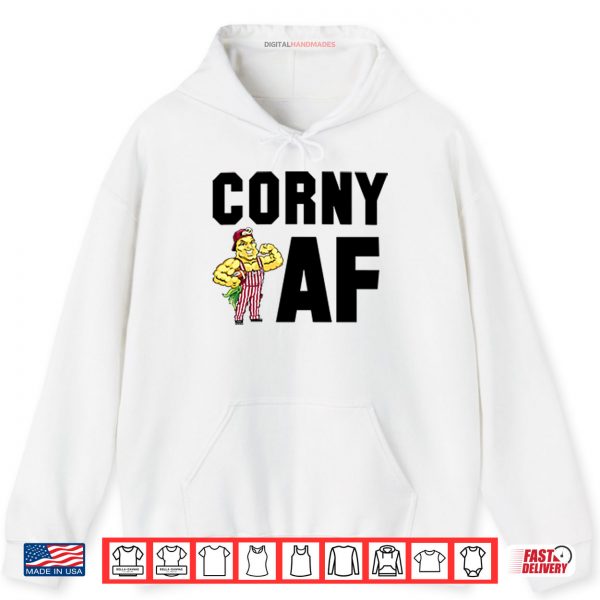 Hoodie Corny AF Nebraska Cornhuskers Shirt