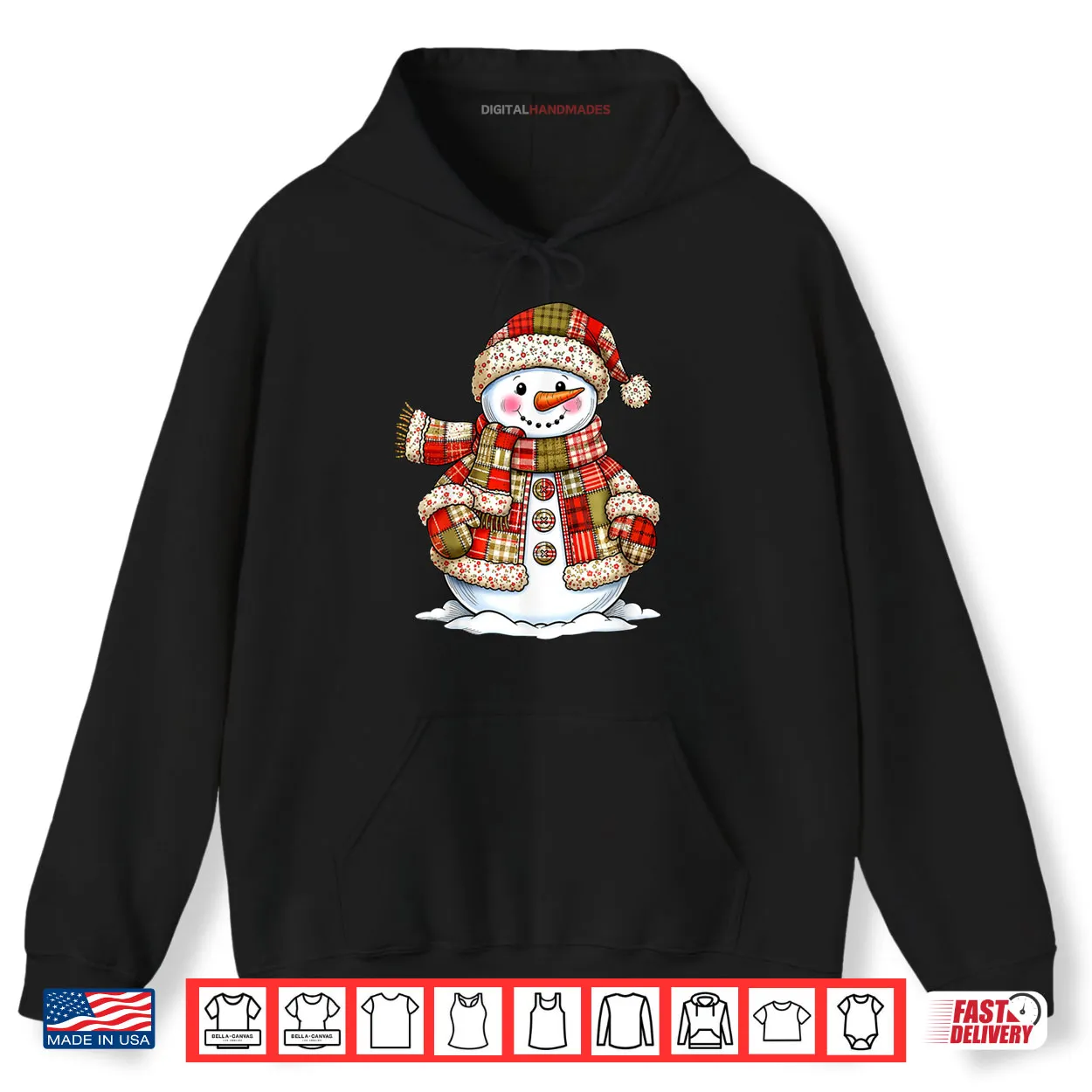 Cute Patchwork Snowman Merry Christmas Xmas Holiday Pajamas Shirt Cute Patchwork Snowman Merry Christmas Xmas Holiday Pajamas Shirt