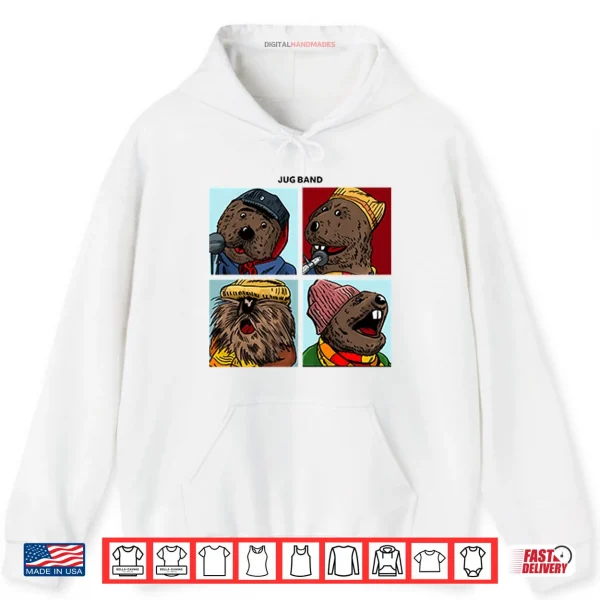 Hoodie Emmet Otters Jug Band Christmas Shirt 1 1