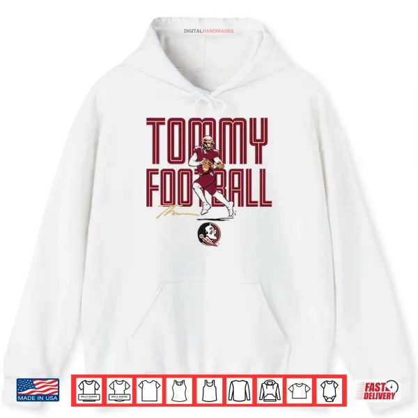Florida State Seminoles Tommy Castellanos Tommy Football Shirt 2 Hoodie Florida State Seminoles Tommy Castellanos Tommy Football Shirt