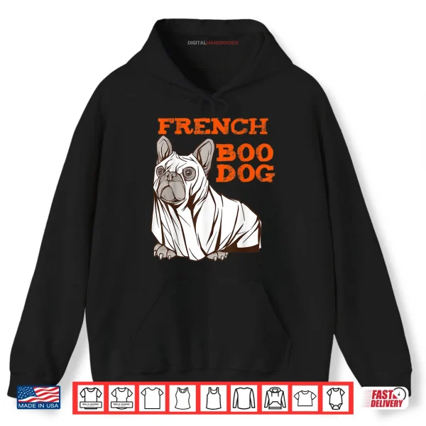 French Bulldog Halloween Costume Boo Dog Shirt 2 Hoodie French Bulldog Halloween Costume Boo Dog Shirt