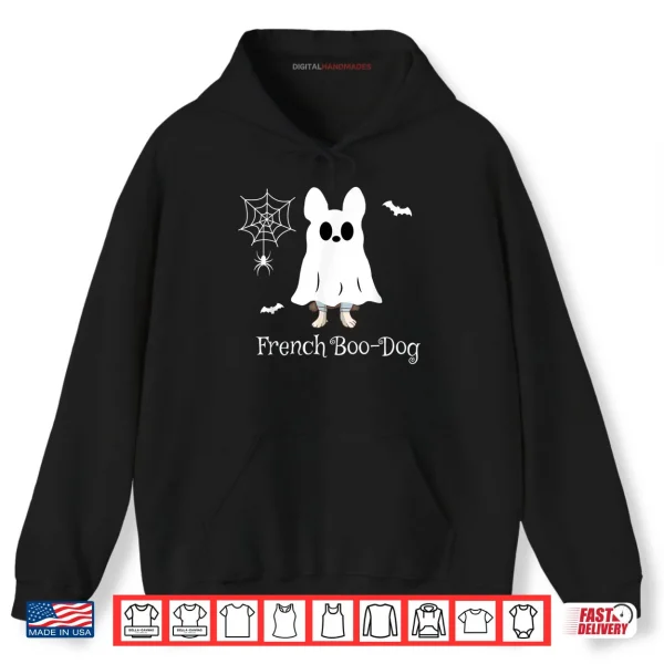 Hoodie French Bulldog Halloween French Boo Dog Dog Shirt