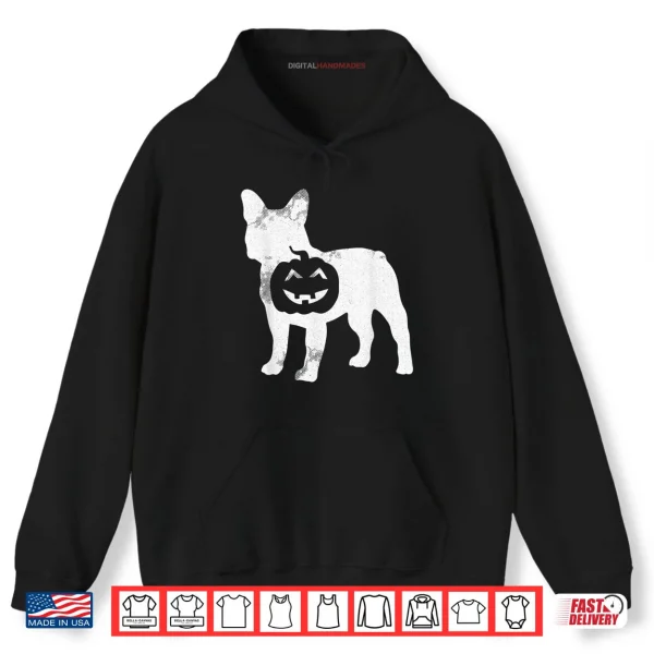 French Bulldog Pumpkin Lazy Halloween Costume Cute Dog Puppy Shirt 2 Hoodie French Bulldog Pumpkin Lazy Halloween Costume Cute Dog Puppy Shirt