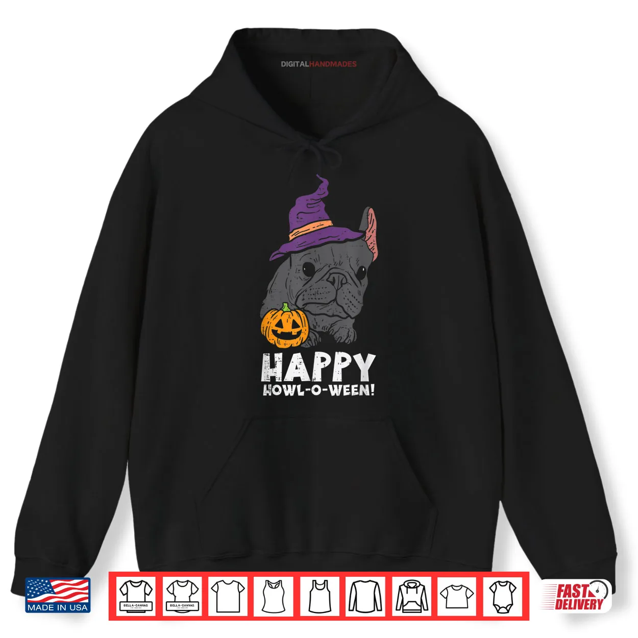 French Bulldog Witch Happy Howl O Ween Funny Halloween Dog Shirt French Bulldog Witch Happy Howl O Ween Funny Halloween Dog Shirt