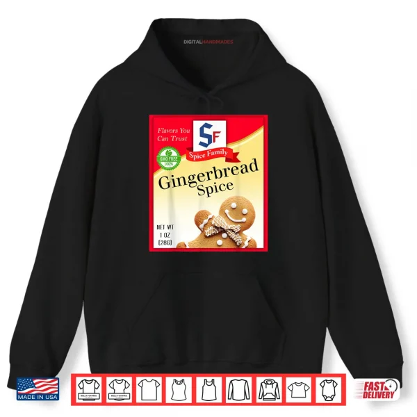 Hoodie Ginger Bread Spice Group Costume Family Matching Halloween Shirt