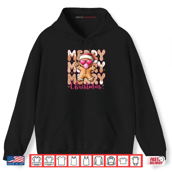 Gingerbread Merry Christmas Shirt 2 Hoodie Gingerbread Merry Christmas Shirt