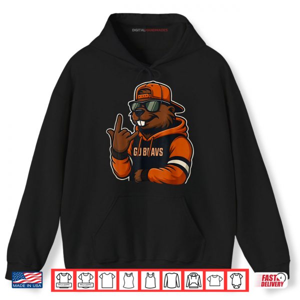 Hoodie Go Beavs Retro Beavers Distressed Shirt