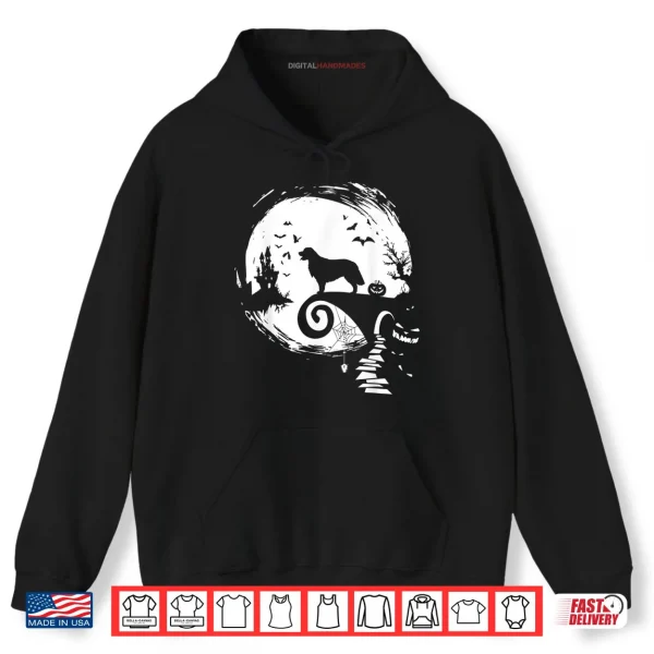 Golden Retriever And Moon Halloween Costume Dog Lover Funny Shirt 2 Hoodie Golden Retriever And Moon Halloween Costume Dog Lover Funny Shirt