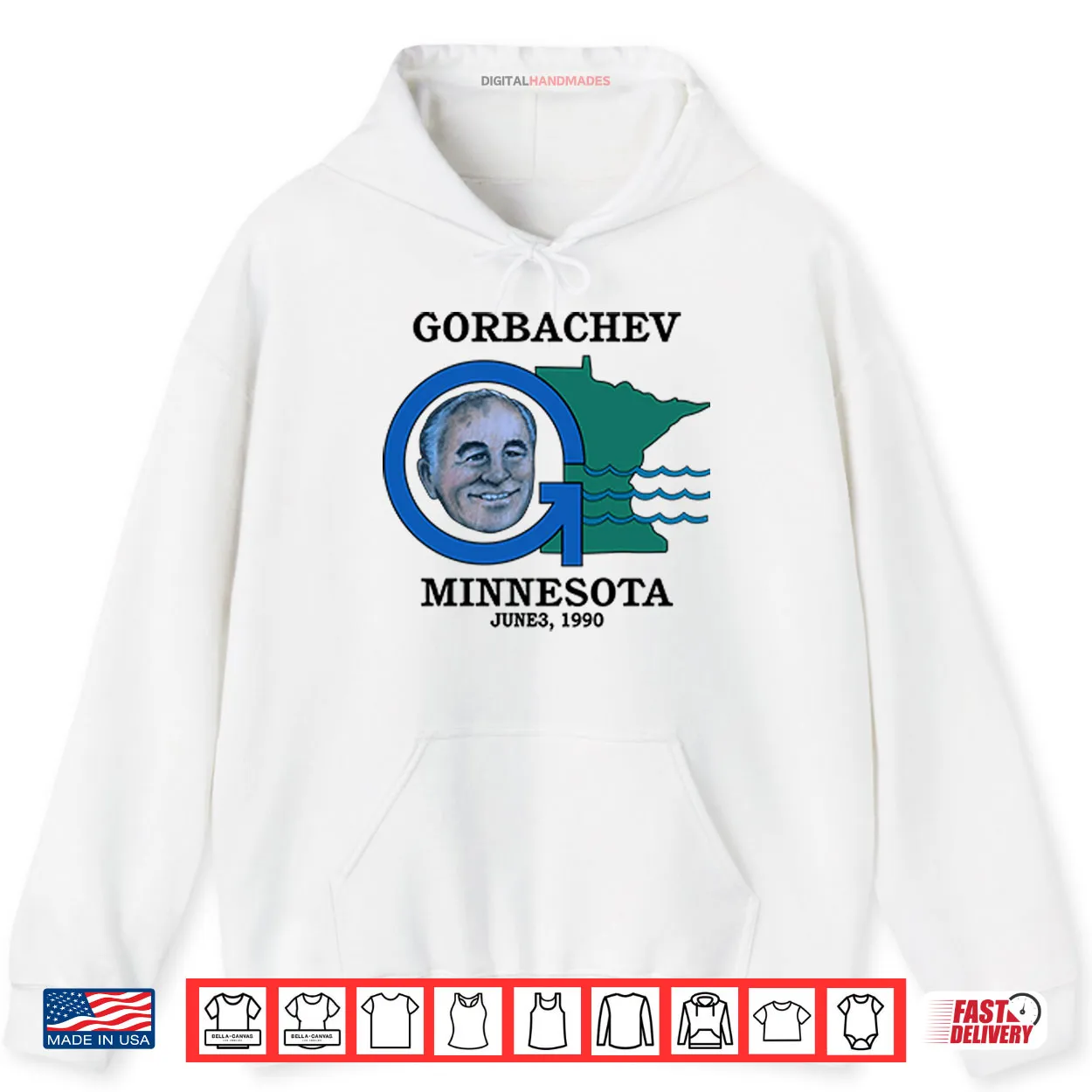 Gorbachev Minnesota June 3 1990 Shirt Gorbachev Minnesota June 3 1990 Shirt