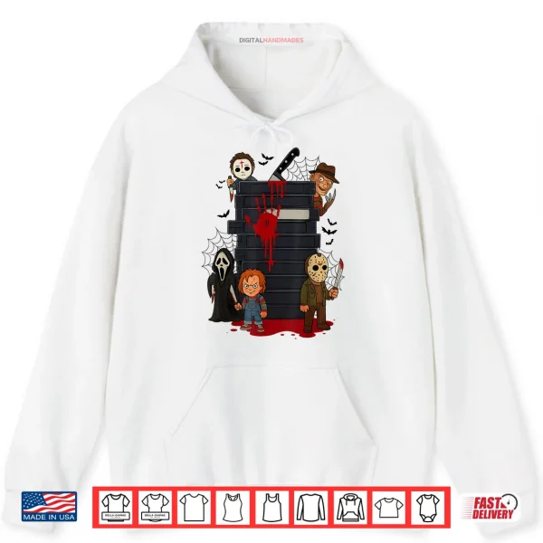 Hoodie Halloween Horror Movie Characters Funny Scary Halloween Shirt