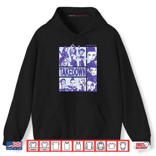 Hoodie Halloween Huntrix Takedown Panel Poster Shirt
