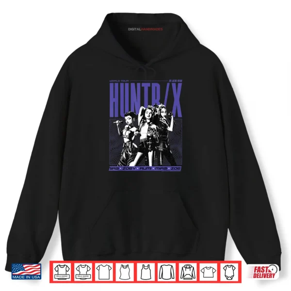 Hoodie Halloween World Tour Huntrix Poster Shirt