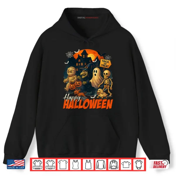 Hoodie Happy Halloween Haunted House Halloween Costume Shirt
