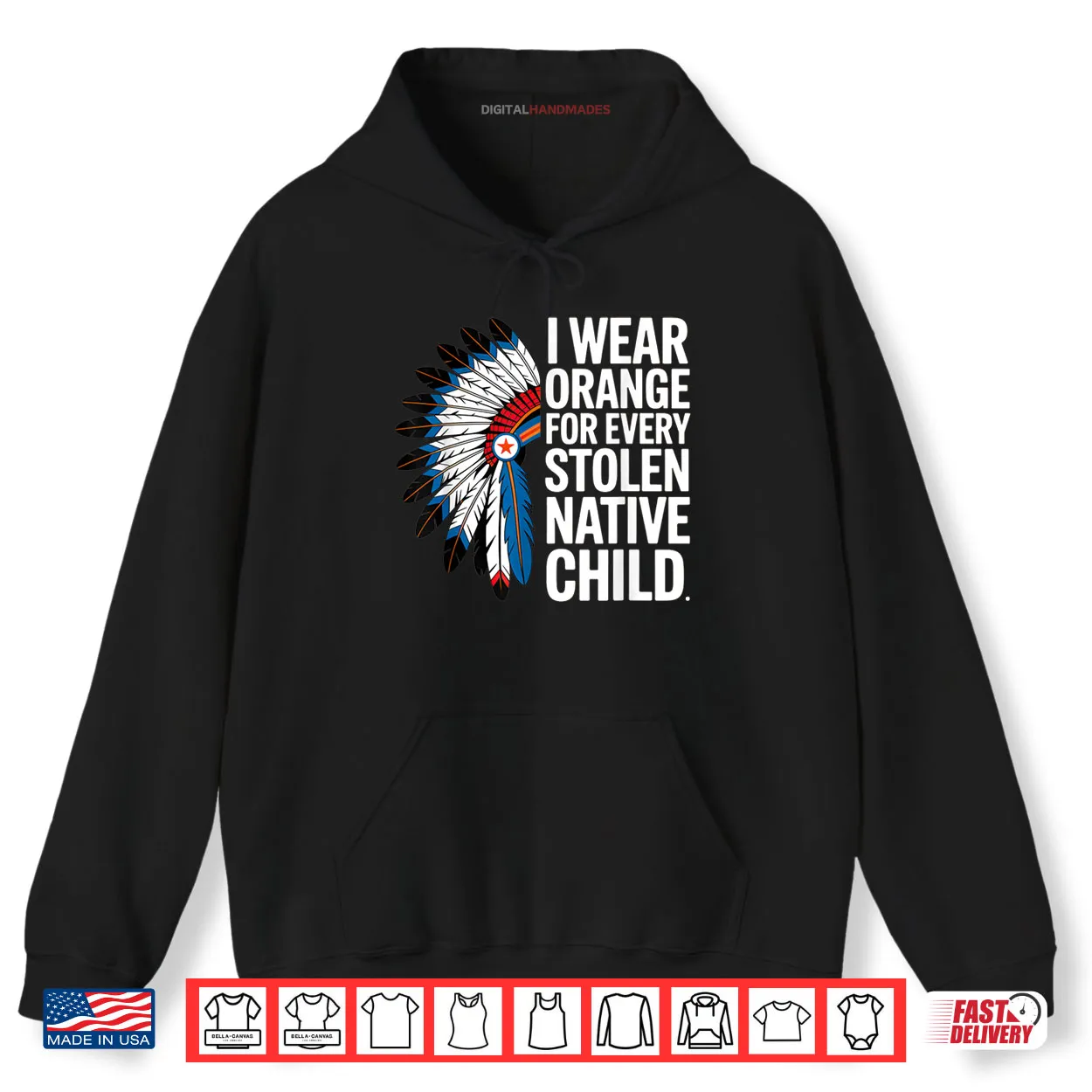 I Wear Orange for Every American Native Child Unity Day Shirt I Wear Orange for Every American Native Child Unity Day Shirt