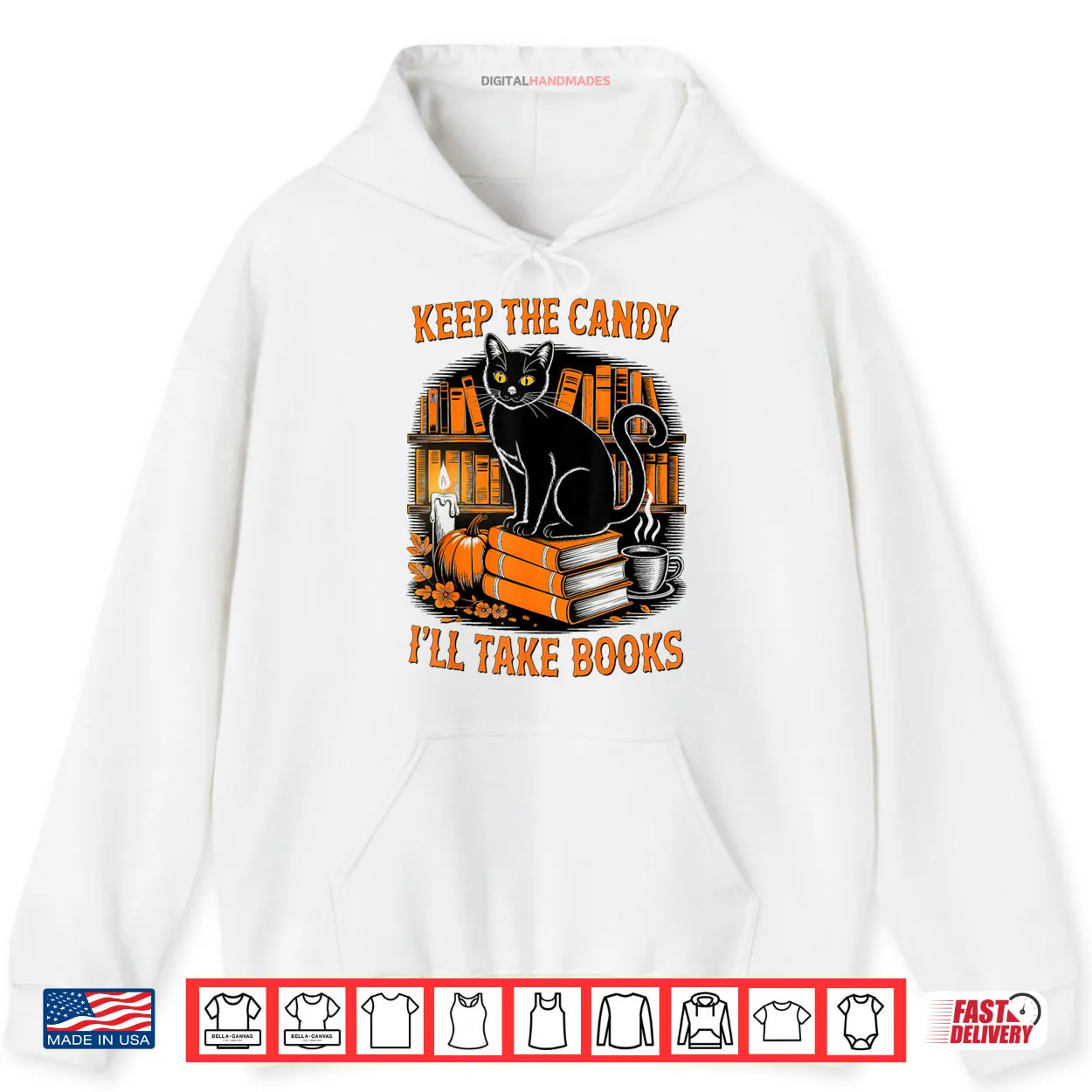 Keep The Candy I’ll Take Books Black Cat Pumpkin Halloween Shirt Keep The Candy I’ll Take Books Black Cat Pumpkin Halloween Shirt