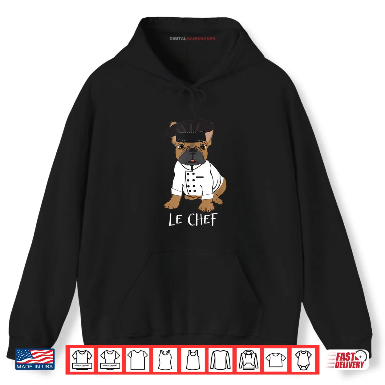 Le Chef Cute French Bulldog Halloween Shirt Le Chef Cute French Bulldog Halloween Shirt