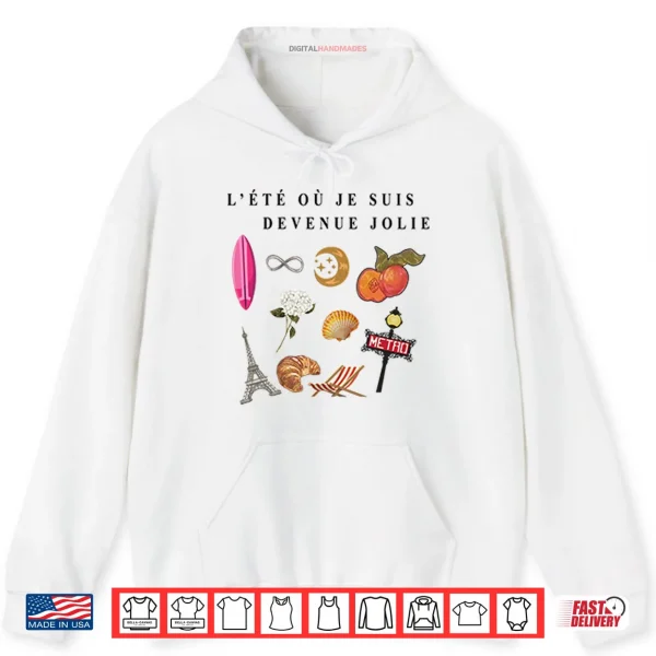 Hoodie Lete Ou Je Suis Devenue Jolie Shirt