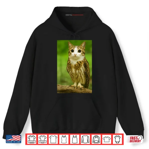 Meowl Cat Owl Funny Internet Trendy Meme Shirt 2 Hoodie Meowl Cat Owl Funny Internet Trendy Meme Shirt