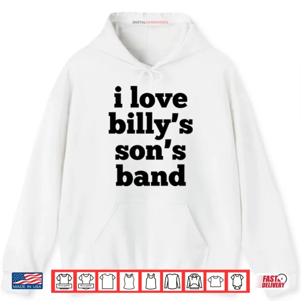 Hoodie My Chemical Romance I Love Billys Sons Band Shirt