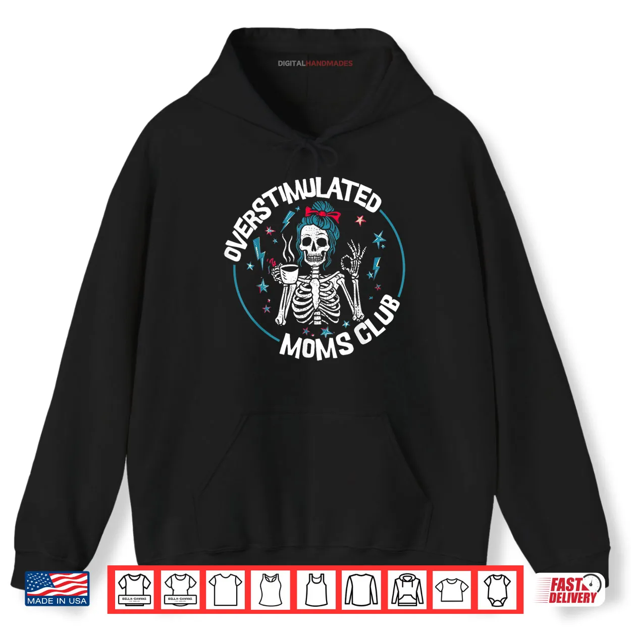 Overstimulated Moms Club Neurodivergent Mother Mental Health Shirt Overstimulated Moms Club Neurodivergent Mother Mental Health Shirt