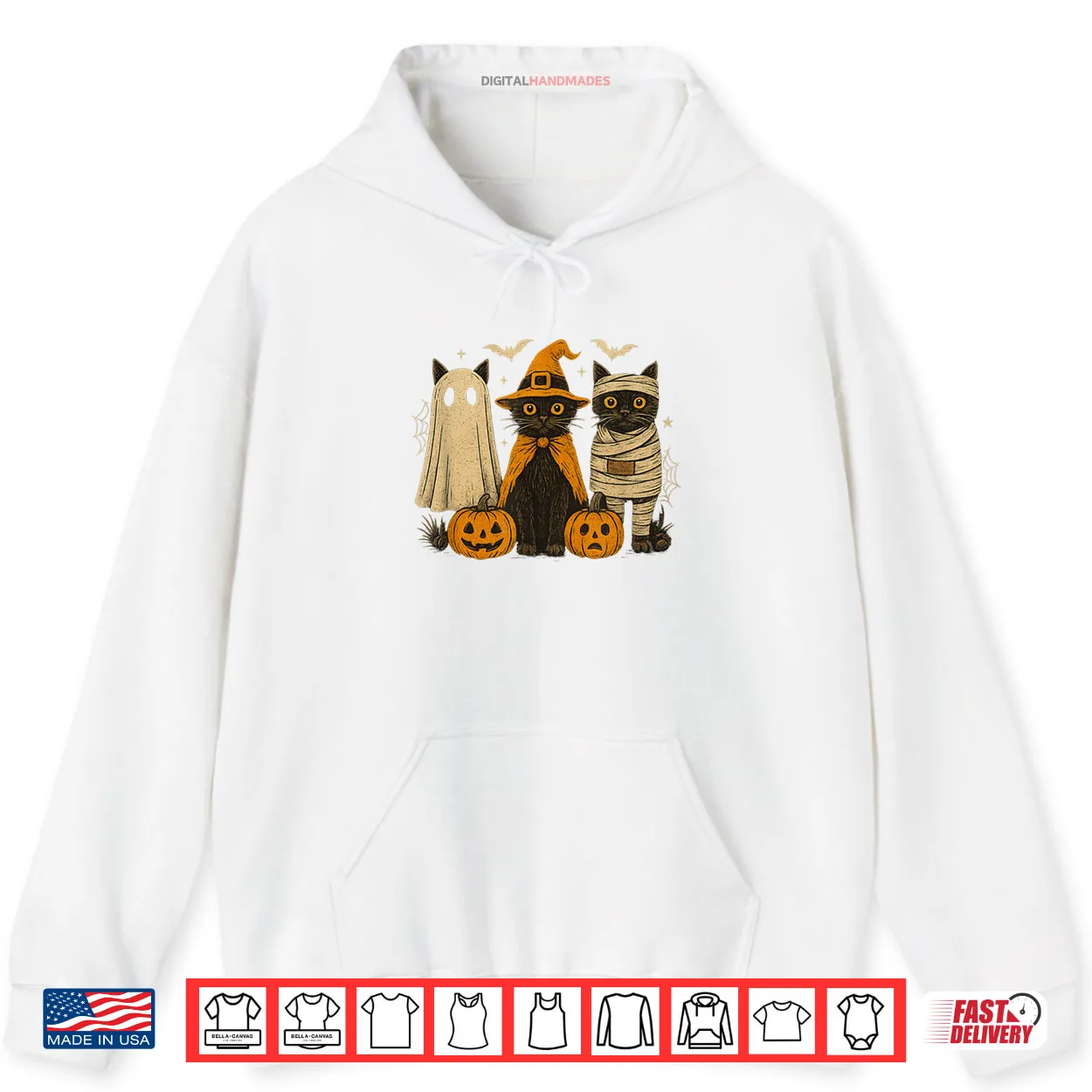 Retro Black Cat Witch Scary Halloween Pumpkin Shirt Retro Black Cat Witch Scary Halloween Pumpkin Shirt