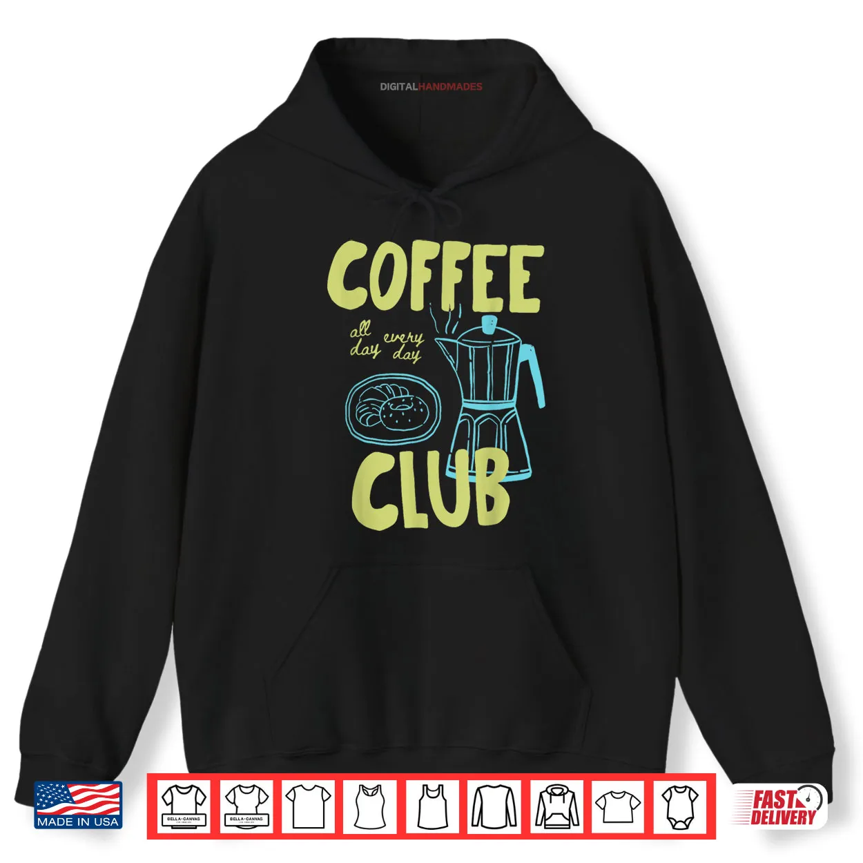 Retro Coffee Club Graphic For Coffee Lovers Shirt Retro Coffee Club Graphic For Coffee Lovers Shirt