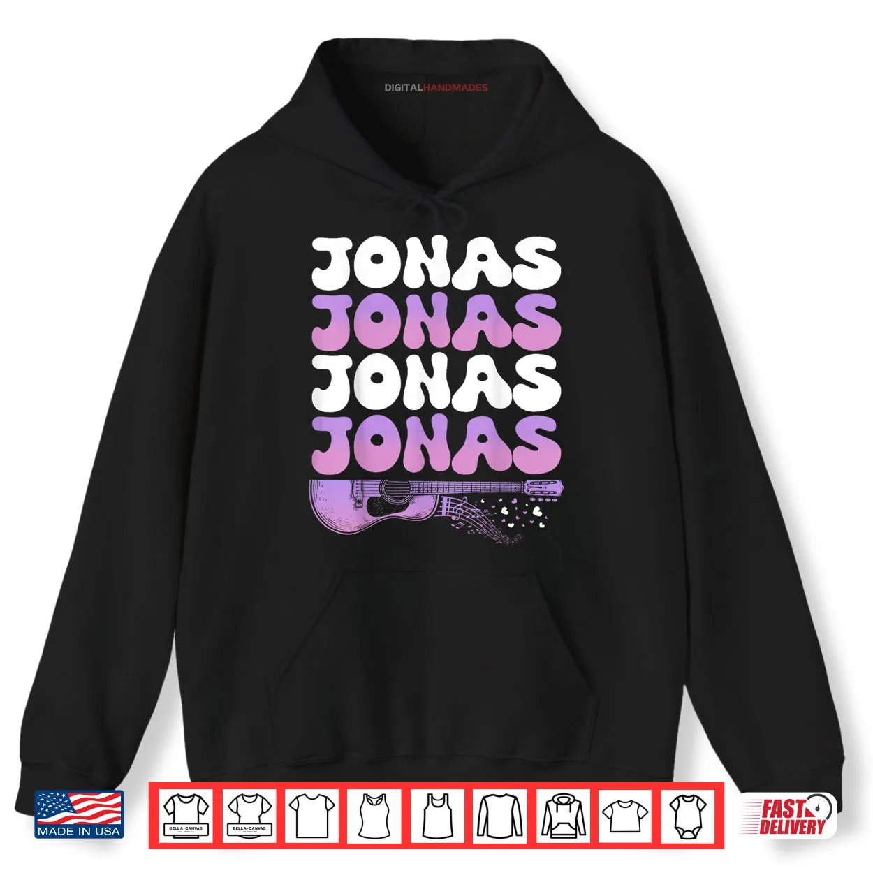 Retro Jonas First Name I Love Jonas 80’s Groovy Shirt Retro Jonas First Name I Love Jonas 80’s Groovy Shirt