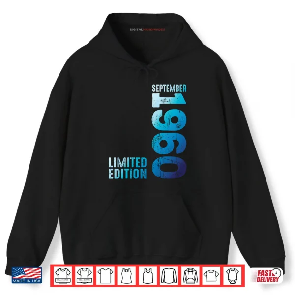 Hoodie Since September 1960 1960 Year 1960 Retro 1960 Vintage 1960 Shirt