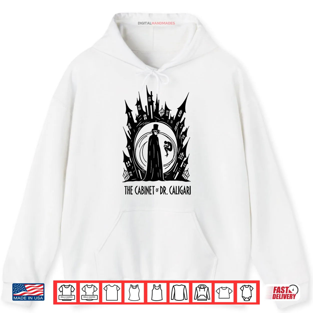 The Cabinet of Dr Caligari Classic Horror Shirt The Cabinet of Dr Caligari Classic Horror Shirt