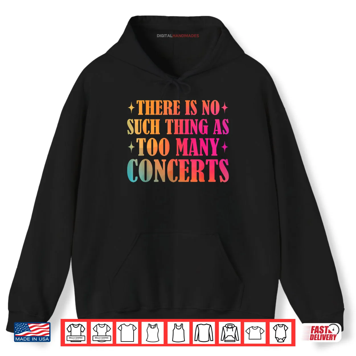There is No Such Thing As Too Many Concerts Music Lover Shirt There is No Such Thing As Too Many Concerts Music Lover Shirt