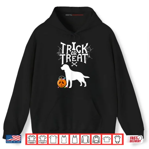 Hoodie Trick Or Treat Labrador Retriever Halloween Shirt