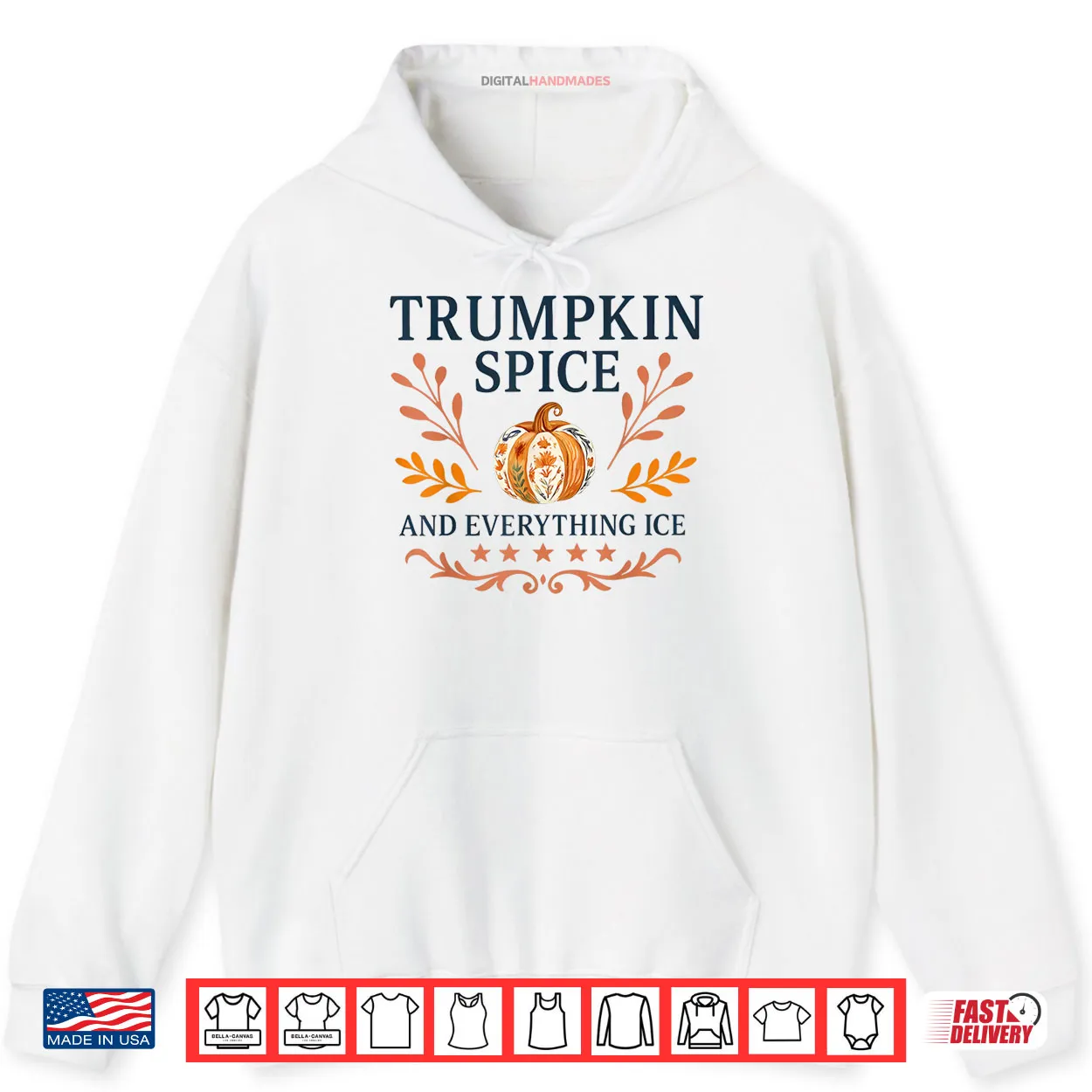 Trumpkin Spice And Everything ICE Liberal Fall Halloween Shirt Trumpkin Spice And Everything ICE Liberal Fall Halloween Shirt