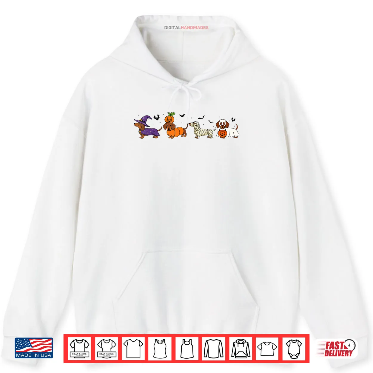 Weiner Dog Witch Happy Halloweenie Cute Halloween Dachshund Shirt Weiner Dog Witch Happy Halloweenie Cute Halloween Dachshund Shirt