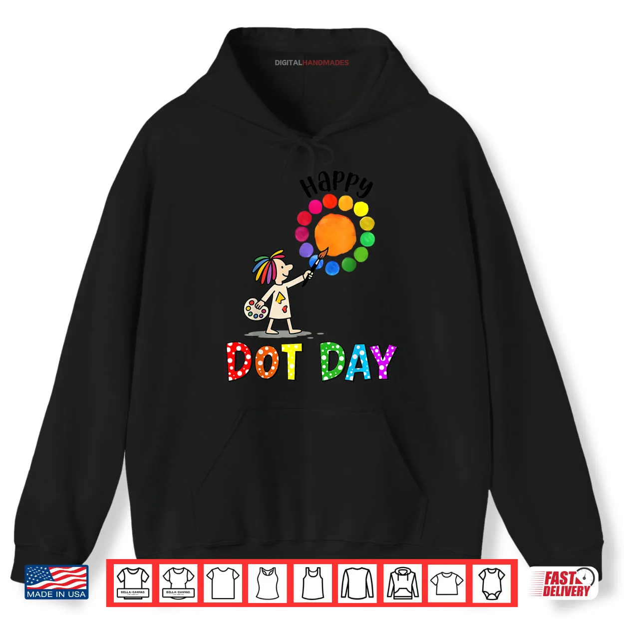 World Dot Day Colorful Polka Dot Happy Dot Day Shirt World Dot Day Colorful Polka Dot Happy Dot Day Shirt