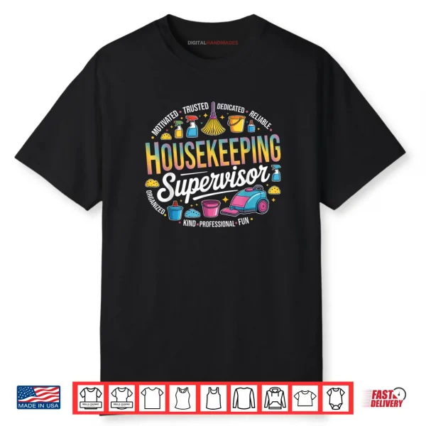 Housekeeping Supervisor Reliable Cleaning Staff Shirt
