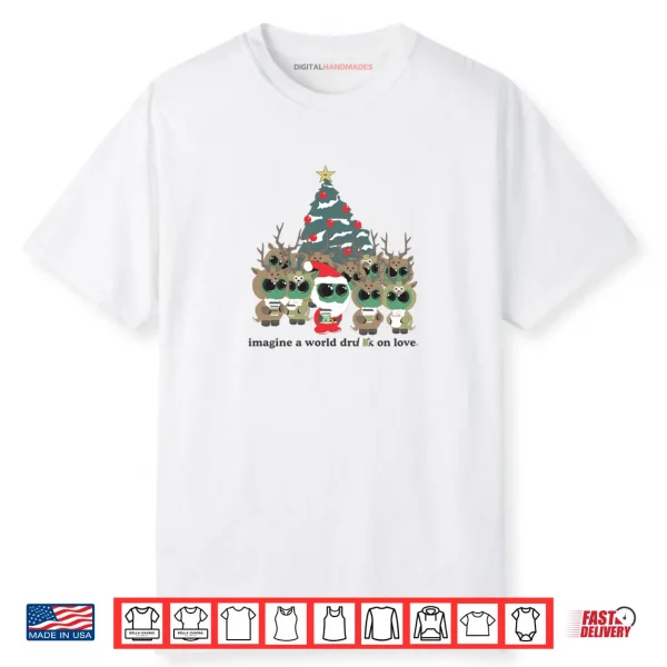 Lotus Alien Christmas Party Black & White Shirt