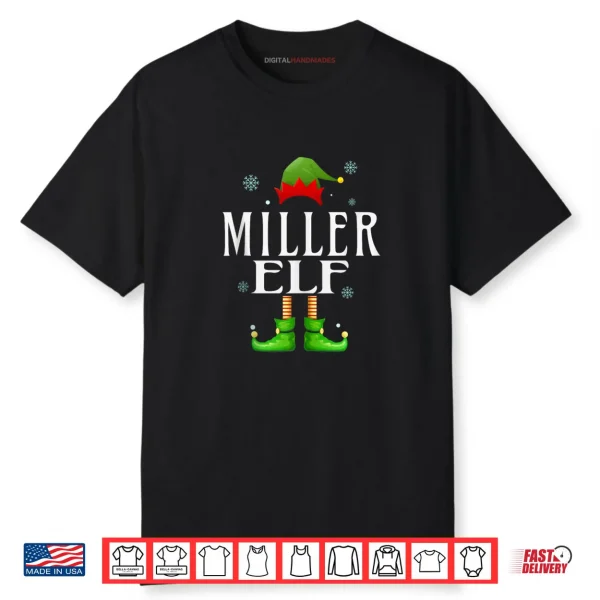Miller Elf Xmas Funny Men’s Family Matching Christmas Miller Shirt