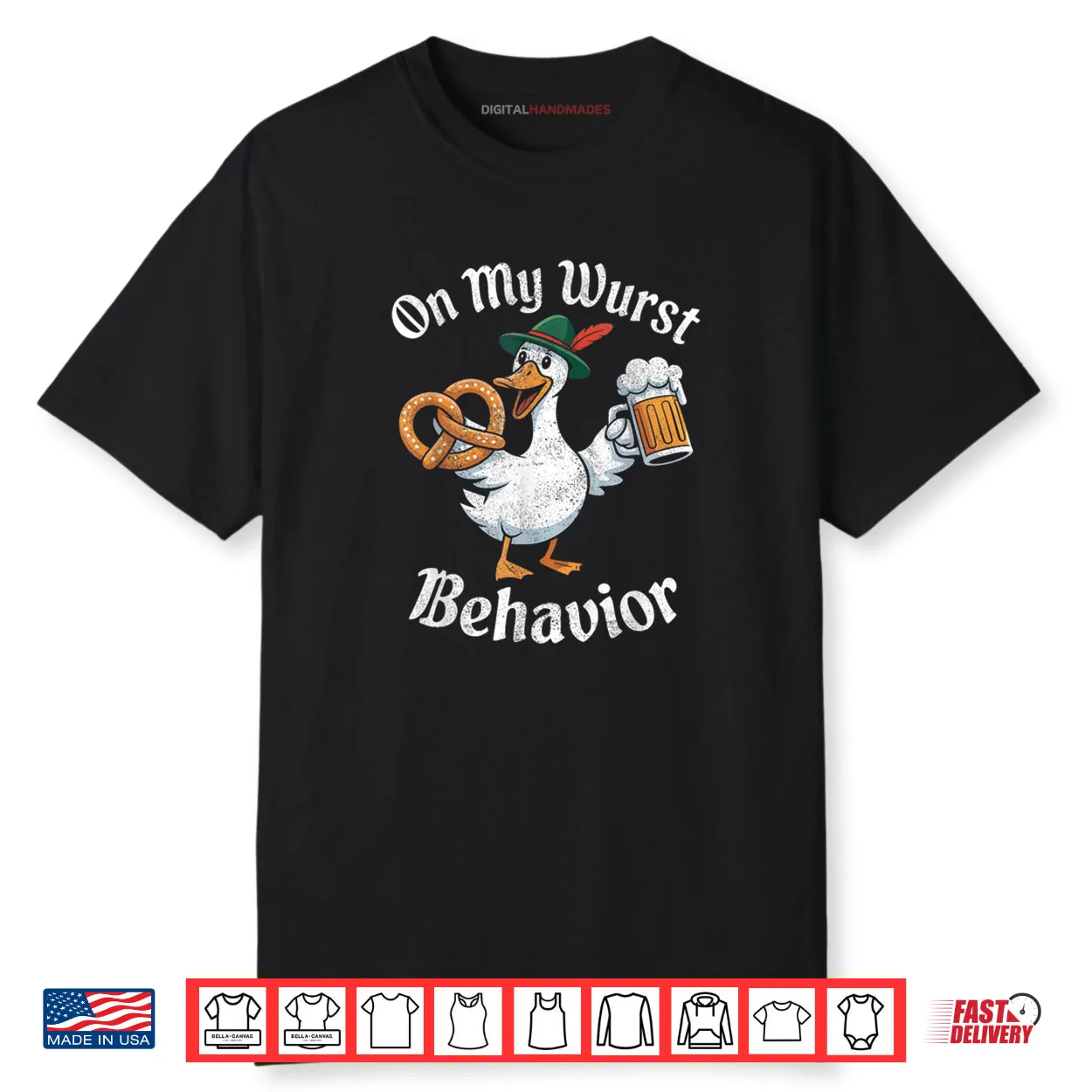 On My Wurst Behavior Oktoberfest Funny German American Humor Shirt On My Wurst Behavior Oktoberfest Funny German American Humor Shirt