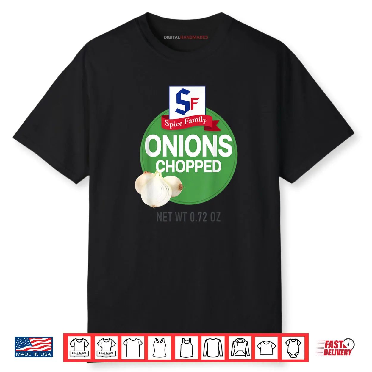 Onions Chopped Halloween Spice Costume Group Matching Shirt Onions Chopped Halloween Spice Costume Group Matching Shirt