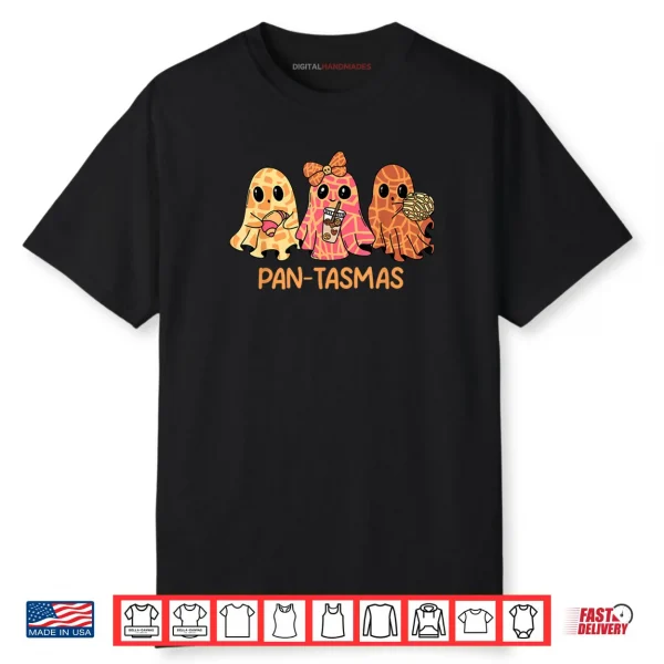 Pantasmas Ghost Funny Pan Dulce Conchas Mexican Halloween Shirt