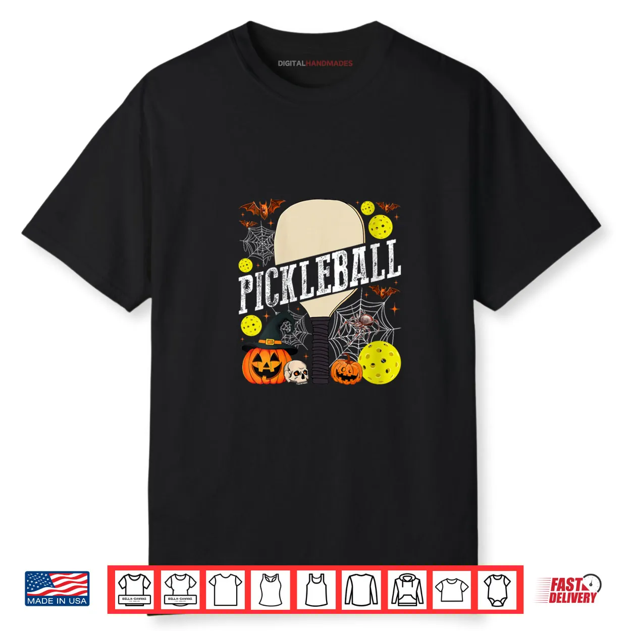 Pickleball Paddle & Pumpkins Halloween Costume Day Shirt Pickleball Paddle & Pumpkins Halloween Costume Day Shirt