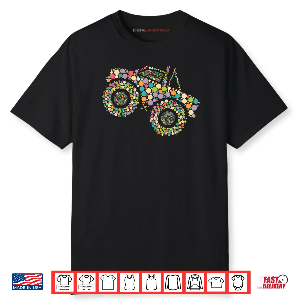 Polka Dot Monster Truck Funny Dot Day Shirt Polka Dot Monster Truck Funny Dot Day Shirt