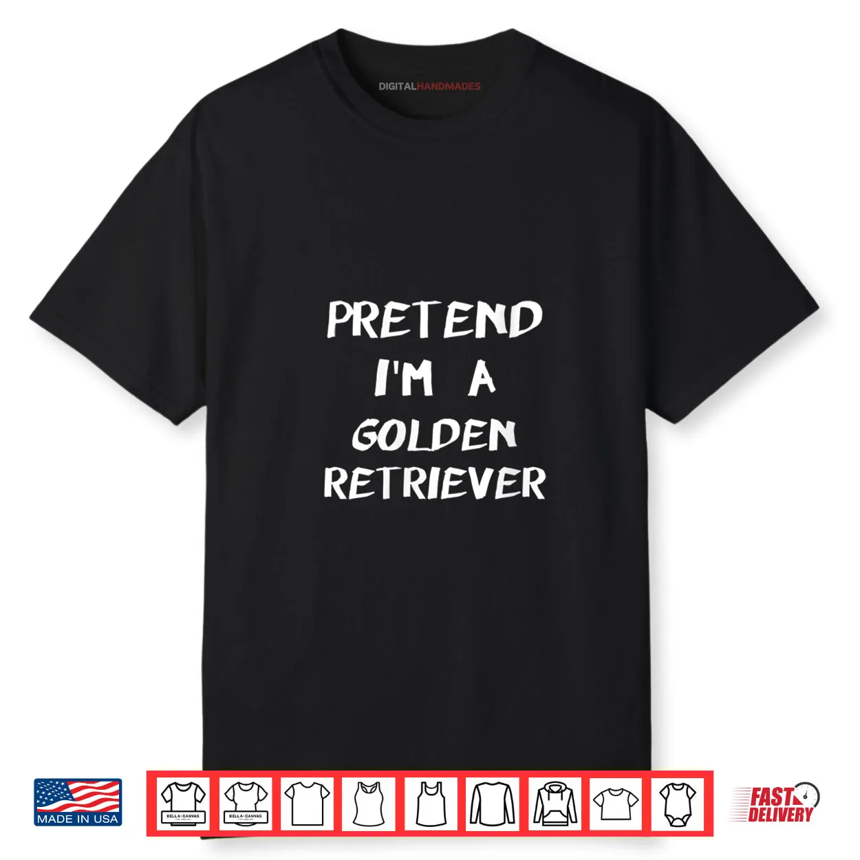 Pretend Im A Golden Retriever Halloween Costume Shirt Pretend Im A Golden Retriever Halloween Costume Shirt