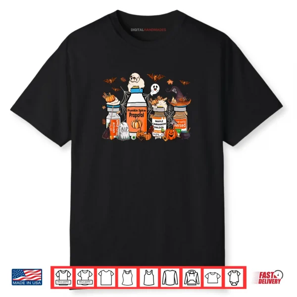 Propofol Ativan Versed ICU Nurse Halloween Costume Day Shirt